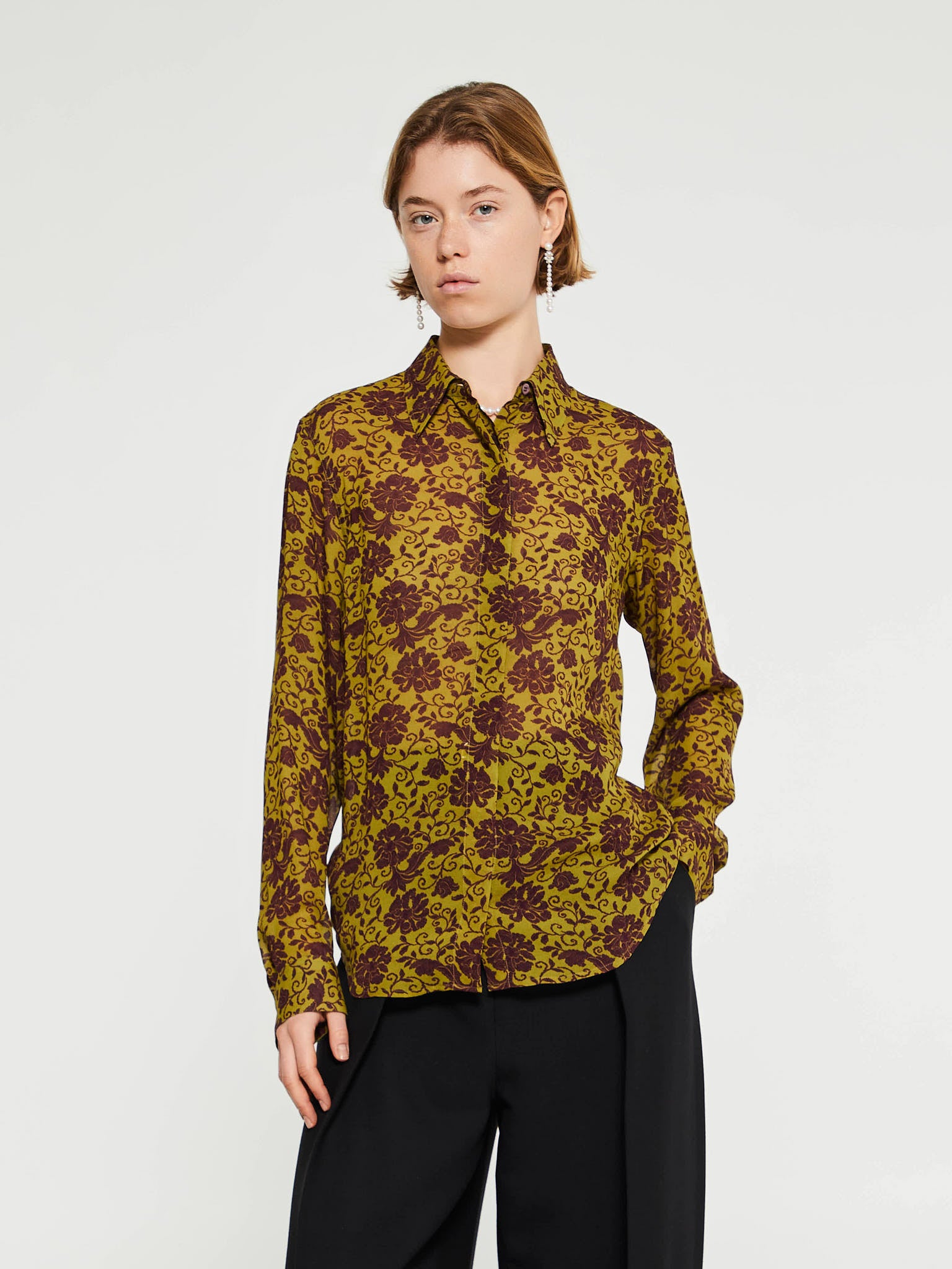 Dries Van Noten - Chowy Shirt in Olive