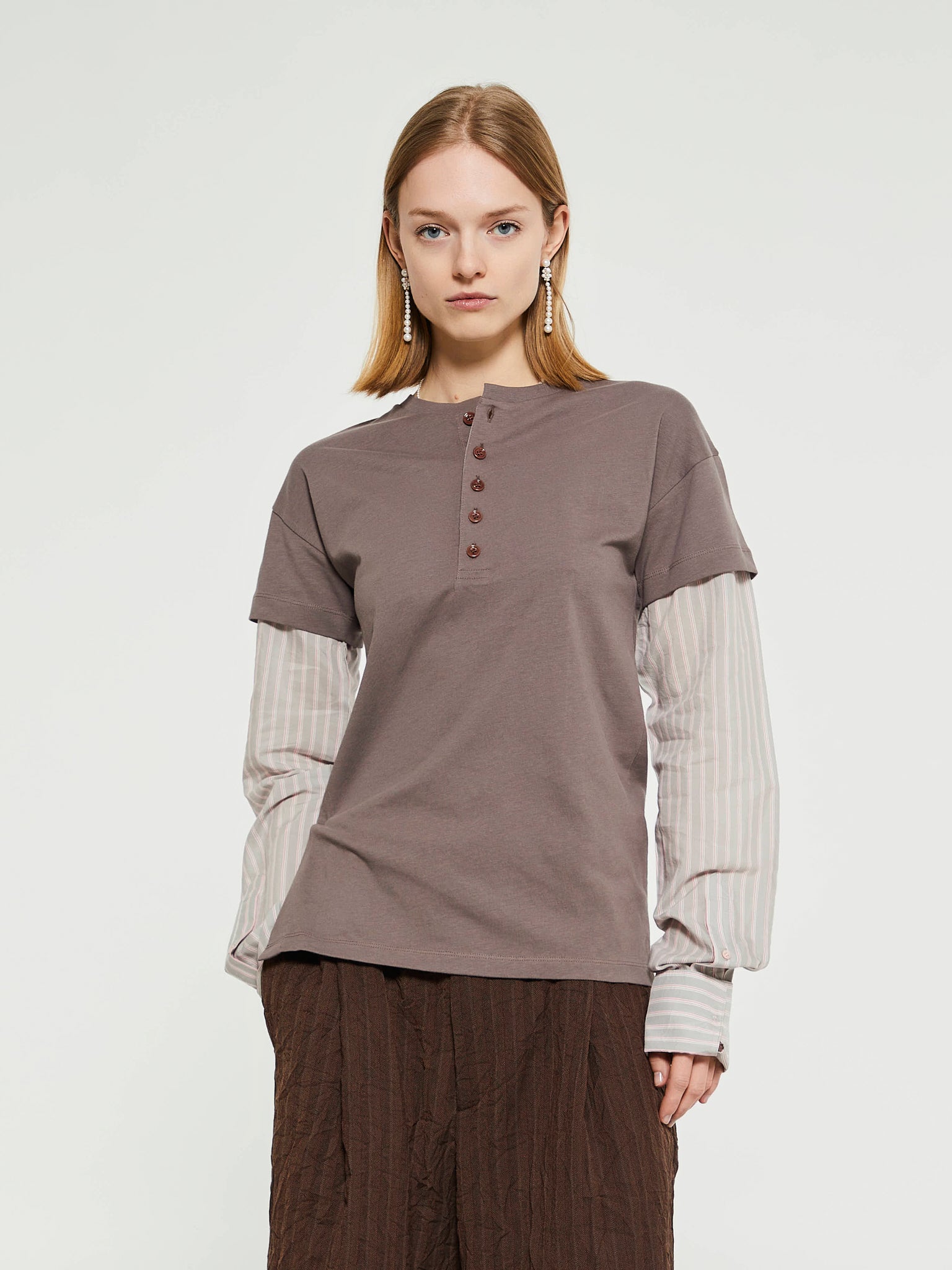 Dries Van Noten - Hesma T-Shirt in Smoke