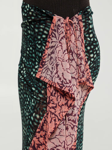 Dries Van Noten - Homili Skirt in Malachite