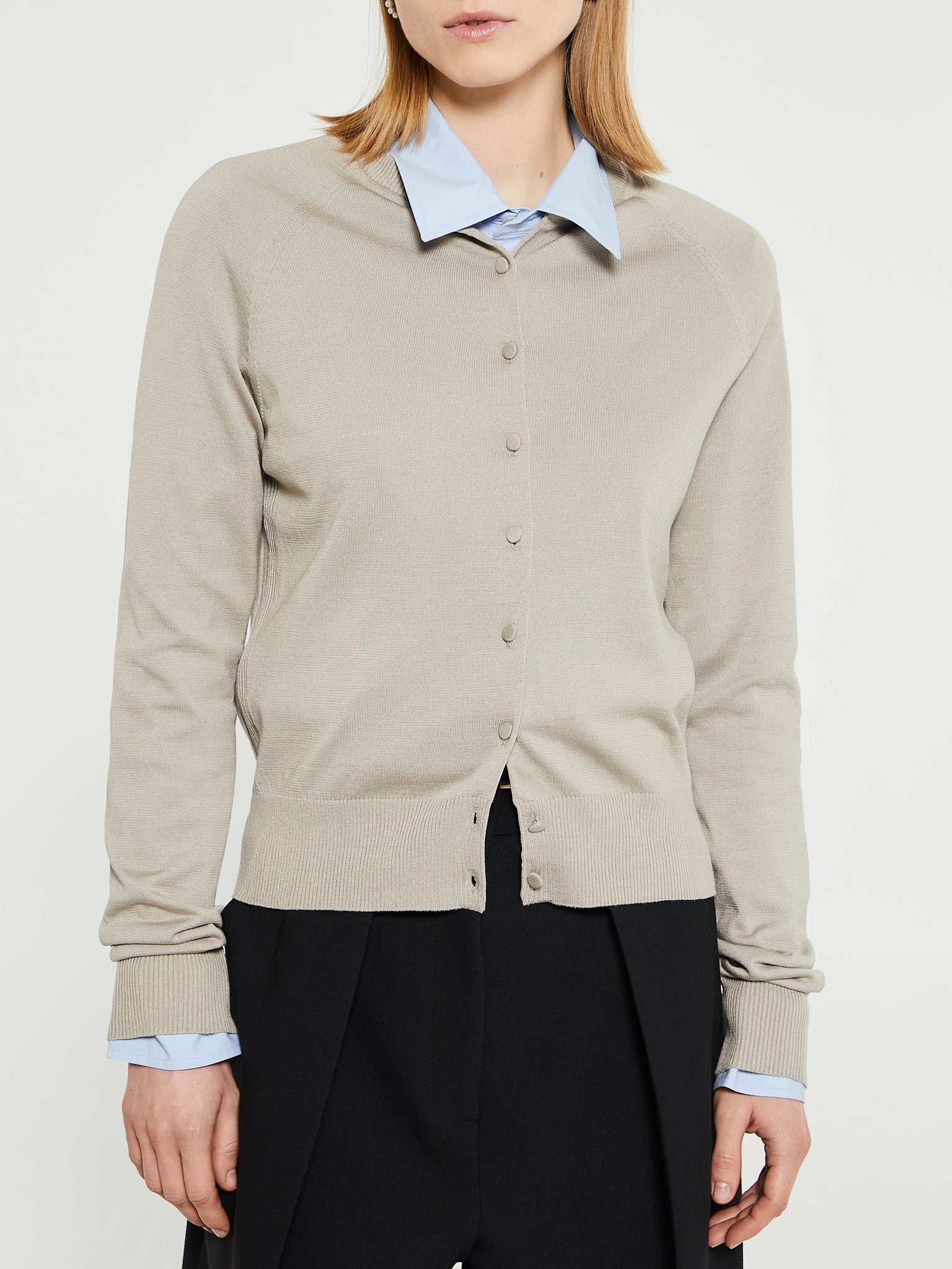 Tobine Cardigan in Light Grey