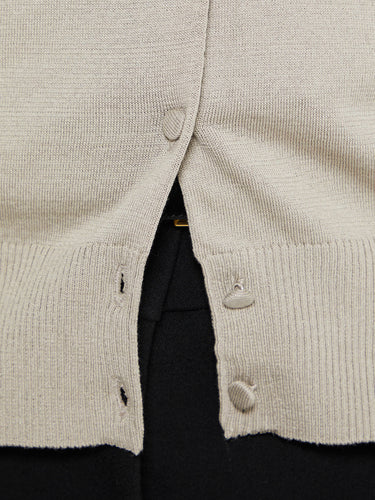 Dries Van Noten - Tobine Cardigan in Light Grey
