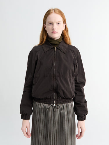 Vinnia Bomber Jacket in Dark Brown