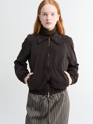 Vinnia Bomber Jacket in Dark Brown