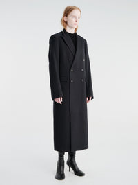 Dries Van Noten - Rarrysta 4265 W.W.Coat Black in Black