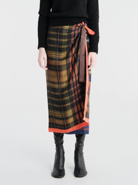 Dries Van Noten - Scarfy Long 4058 W.W.Skirt Desa in Dessin A