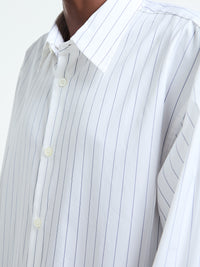 Dries Van Noten - Croomd Shirt in White and Navy