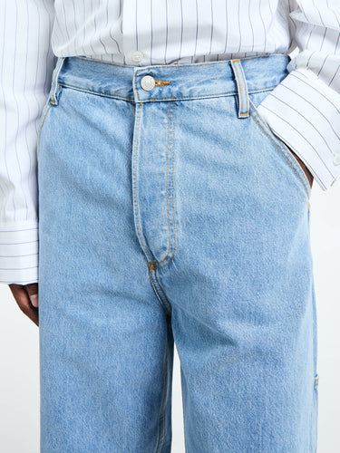 Dries Van Noten - Pickerby Denim Pants in Light Blue