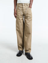 Dries Van Noten - Pexior Denim Pants in Stone