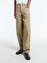 Dries Van Noten - Pexior Denim Pants in Stone