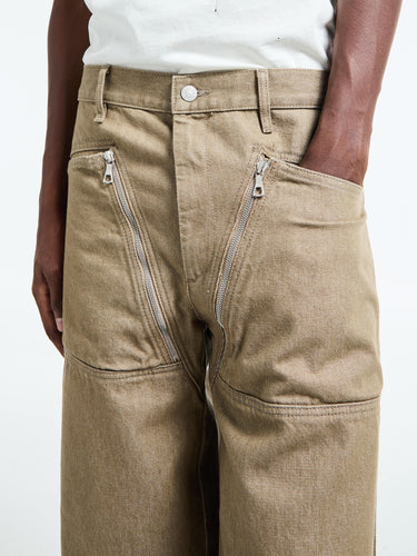 Dries Van Noten - Pexior Denim Pants in Stone