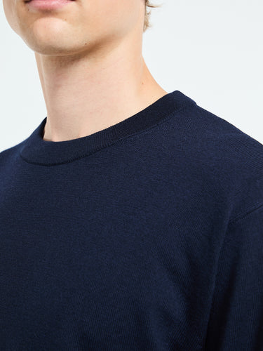 Dries Van Noten - Merino Wool Sweater in Navy