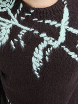Dries Van Noten - Mouche Sweater in Dark Brown