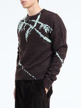 Dries Van Noten - Mouche Sweater in Dark Brown