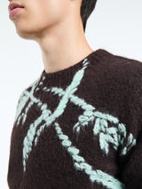 Dries Van Noten - Mouche Sweater in Dark Brown