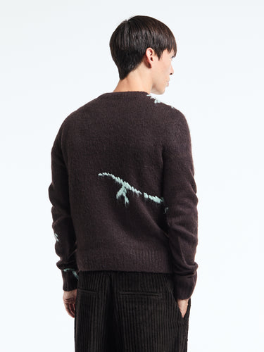 Dries Van Noten - Mouche Sweater in Dark Brown