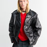 Dries Van Noten - Leather Biker Jacket in Black