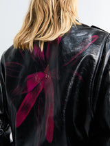 Dries Van Noten - Leather Biker Jacket in Black