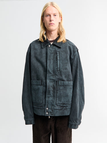 Dries Van Noten - Cotton Jacket in Petrol