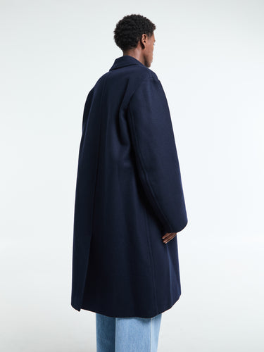 Dries Van Noten - Randale Coat in Navy
