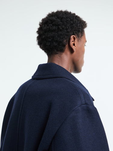 Dries Van Noten - Randale Coat in Navy