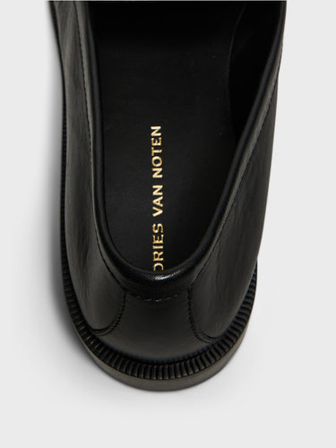 Dries Van Noten - Leather Loafers in Black