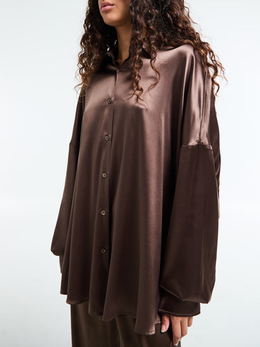 Dries Van Noten - Casia Shirt in Brown