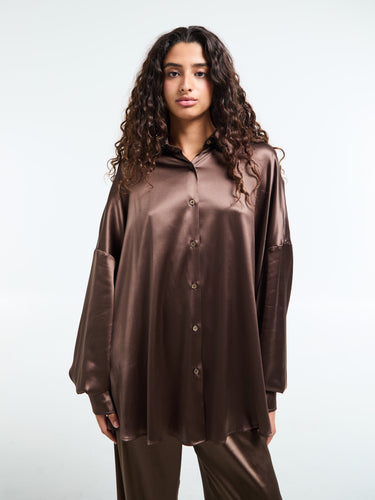 Dries Van Noten - Casia Shirt in Brown
