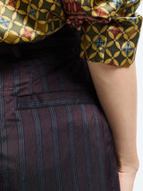Dries Van Noten - Penn Wide Leg Pants in Burgundy