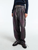 Dries Van Noten - Polk Pants in Burgundy