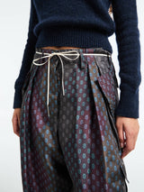 Dries Van Noten - Polk Pants in Burgundy