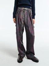 Dries Van Noten - Polk Pants in Burgundy