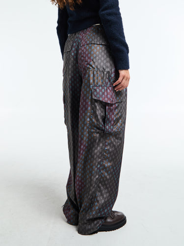 Dries Van Noten - Polk Pants in Burgundy