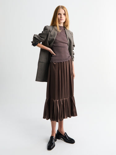 Dries Van Noten - Sprity Skirt in Brown