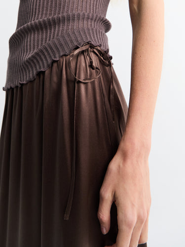 Dries Van Noten - Sprity Skirt in Brown