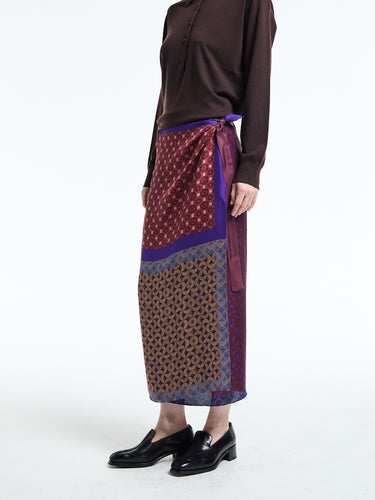 Dries Van Noten - Long Wrap Scarf Skirt