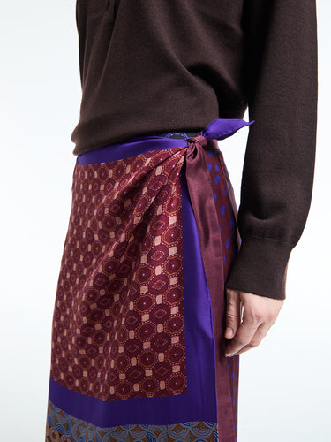 Dries Van Noten - Long Wrap Scarf Skirt