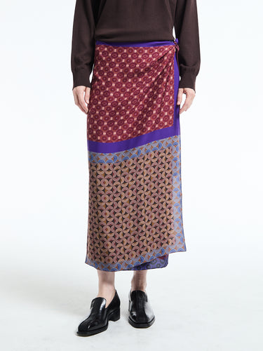 Dries Van Noten - Long Wrap Scarf Skirt