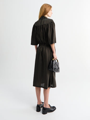 Dries Van Noten - Daffino Dress in Brown