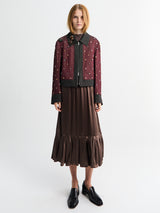 Dries Van Noten - Embellished Jacket in Burgundy