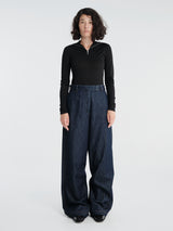 Dries Van Noten - Penn Wide Denim Pants in Indigo