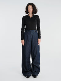 Dries Van Noten - Penn Wide Denim Pants in Indigo
