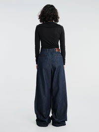 Dries Van Noten - Penn Wide Denim Pants in Indigo