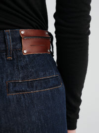 Dries Van Noten - Penn Wide Denim Pants in Indigo