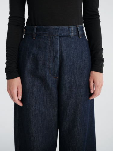 Dries Van Noten - Penn Wide Denim Pants in Indigo