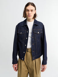 Dries Van Noten - Short Denim Jacket in Indigo