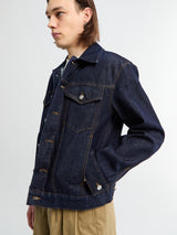 Dries Van Noten - Short Denim Jacket in Indigo