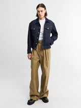 Dries Van Noten - Short Denim Jacket in Indigo