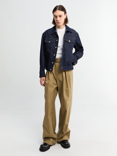 Dries Van Noten - Short Denim Jacket in Indigo