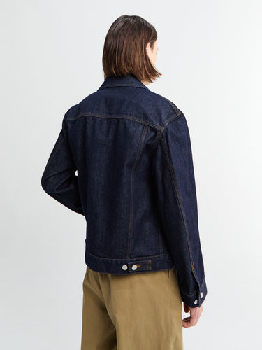 Dries Van Noten - Short Denim Jacket in Indigo