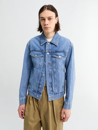 Dries Van Noten - Vuskin Jacket in Light Blue